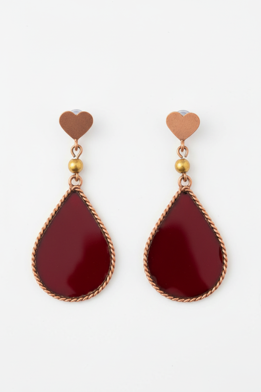 Heart earrings